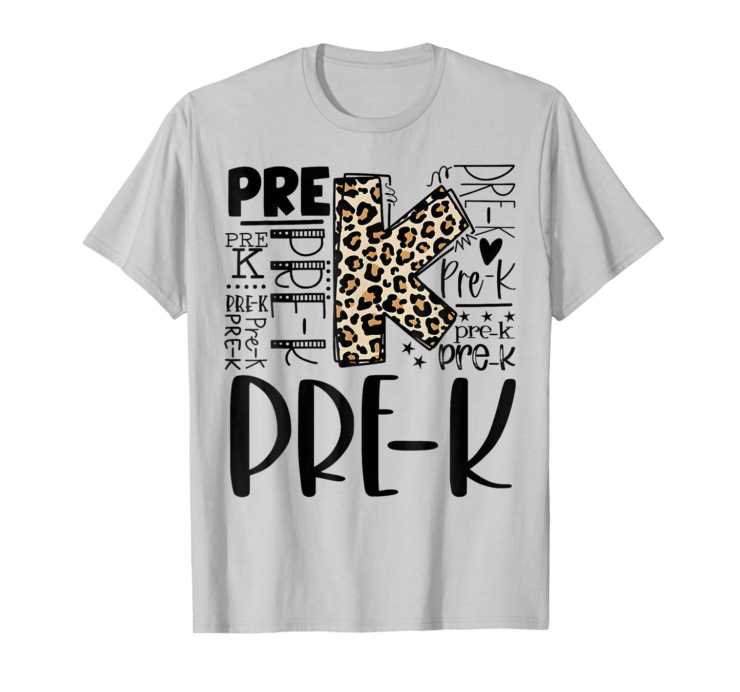 Pre-K Typography Team Vintage Pre-K Teacher Back To School T-Shirt