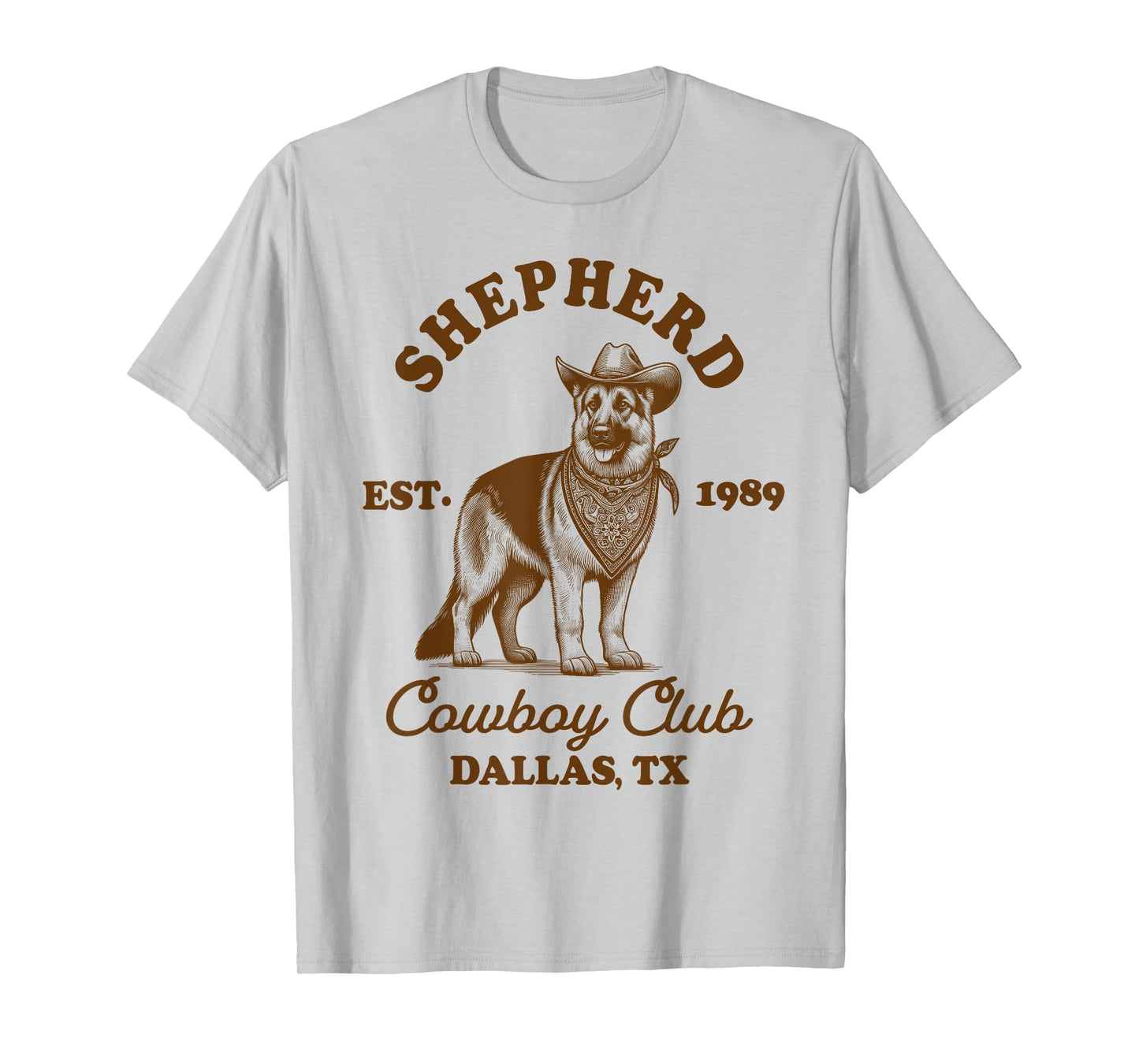 German Shepherd Mom Western Howdy Shepherd Cowboys Club T-Shirt