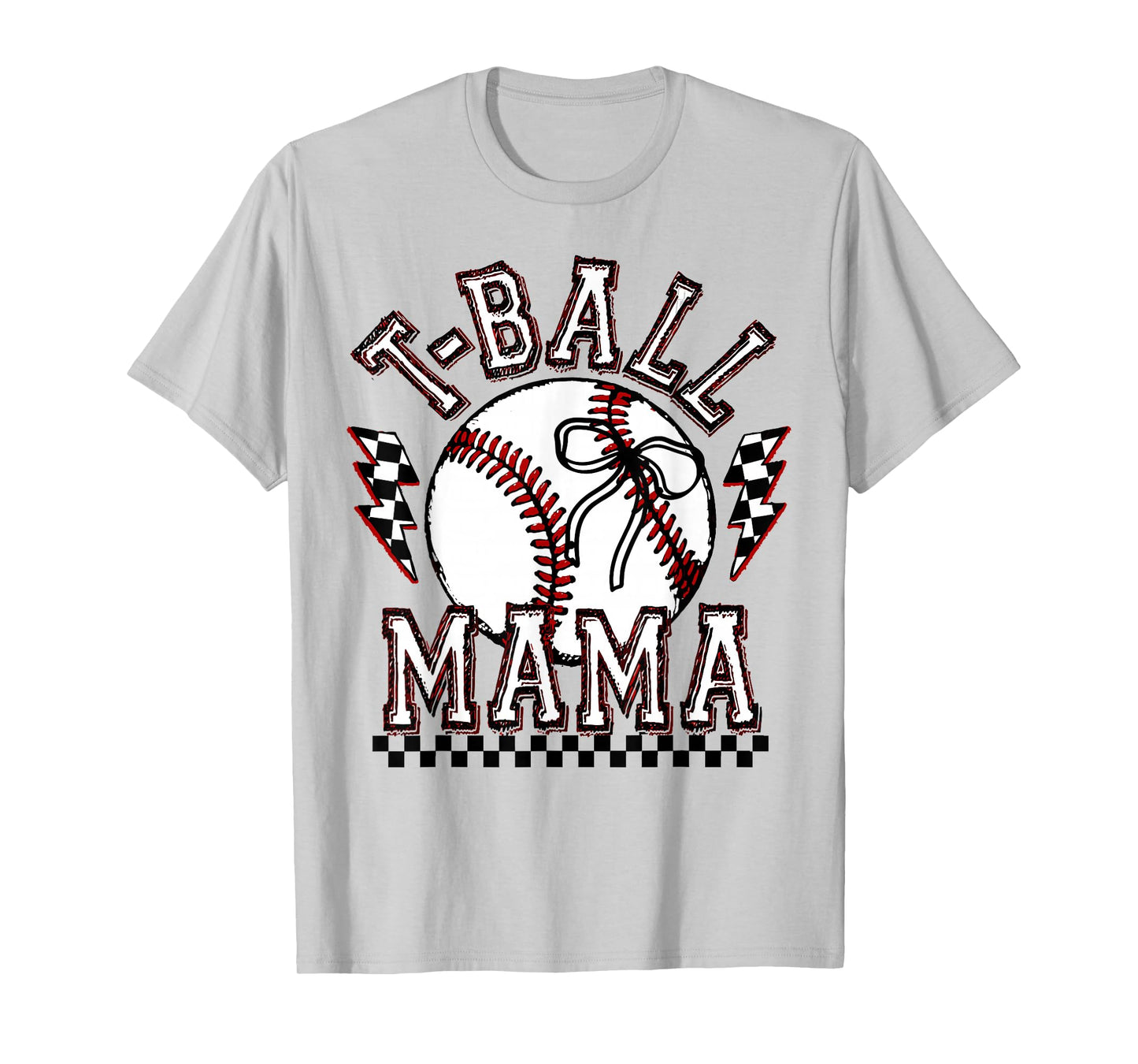 T-ball Mama Mom Funny Mother's Day Coquette Tee-Ball Womens T-Shirt