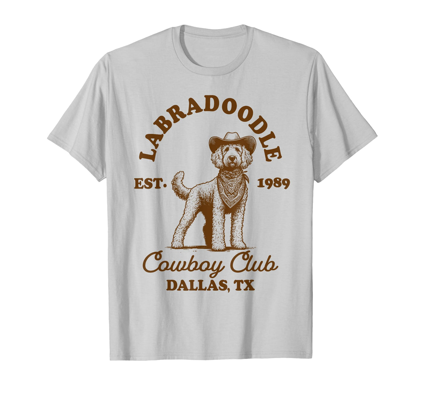 Labradoodle Mom Western Howdy Labradoodle Cowboys Club T-Shirt