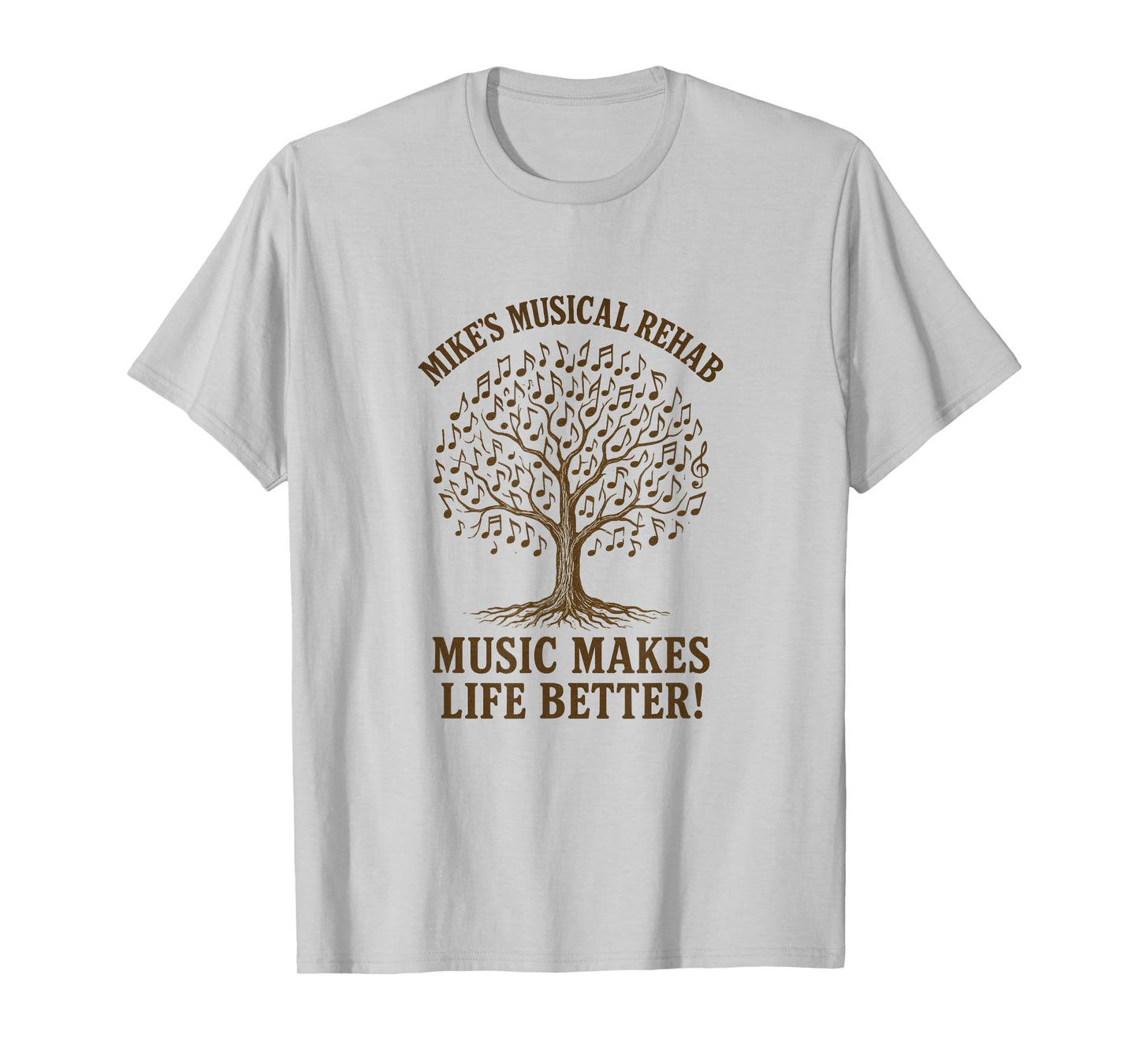 Music Makes Life Better Tree T-Shirt