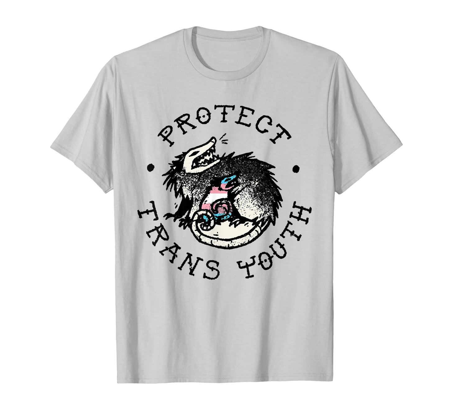Protect Trans Youth Opossum Support Transgender LGBT Pride T-Shirt