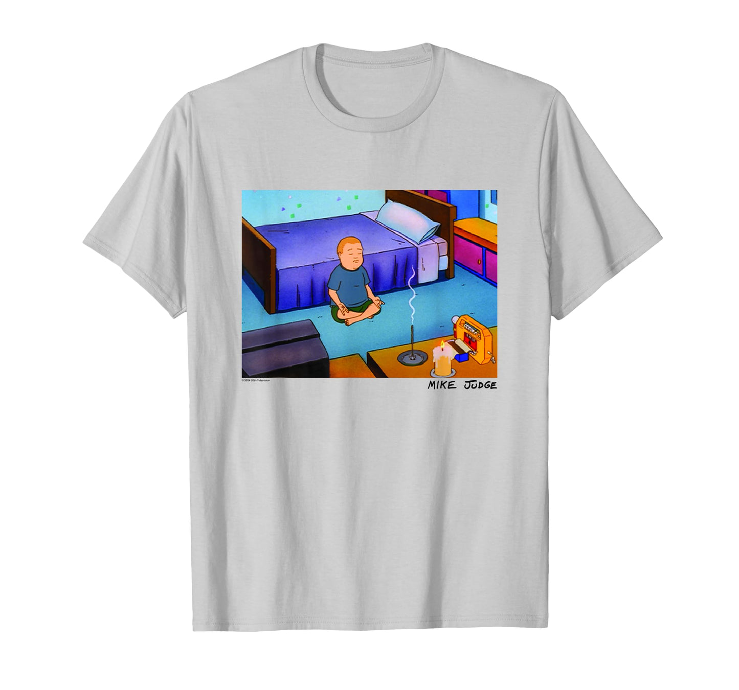 King Of The Hill Bobby Hill Inner Peace Big Chest Poster T-Shirt