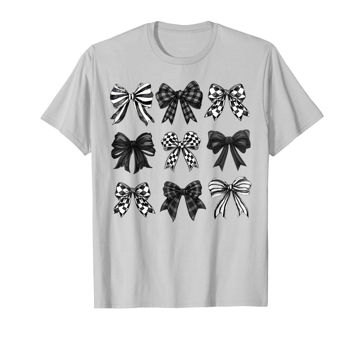 Coquette Bow and Ribbon Cute Graphic For Girl Women Trendy T-Shirt