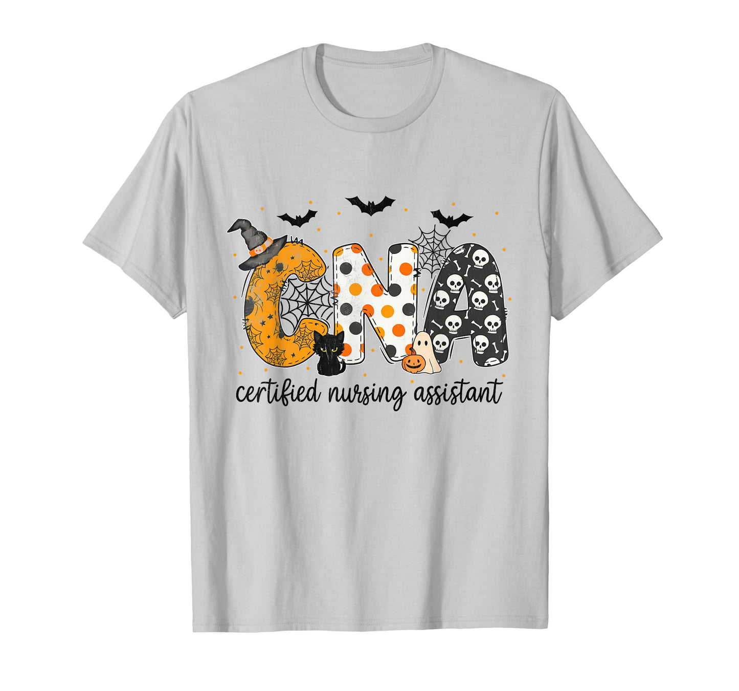 Certified Nursing Assistant CNA Nurse Life Halloween Nursing T-Shirt