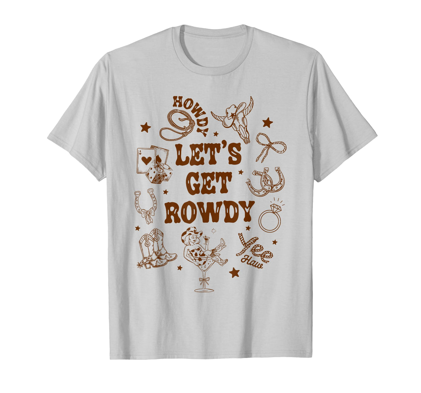 Bridesmaid Nashville Let's Get Rowdy Bachelorette Matching T-Shirt