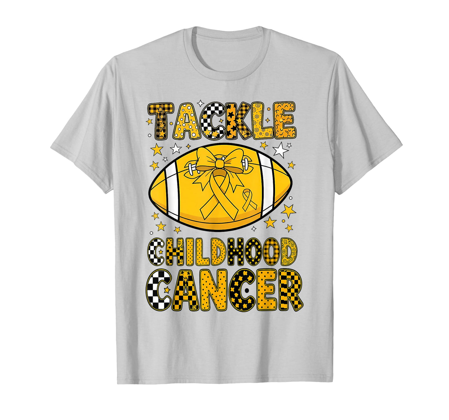 Childhood Tackle Football Childhood Cancer Awareness Women T-Shirt