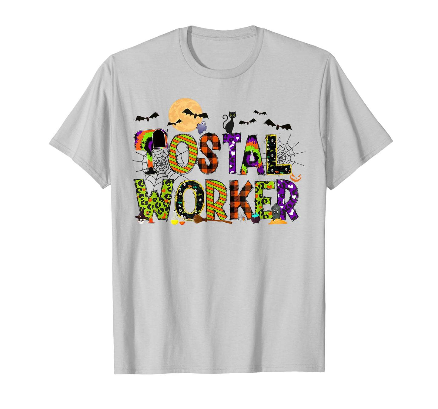 Funny Postal Worker Halloween Costume Mail Lady Post Office T-Shirt