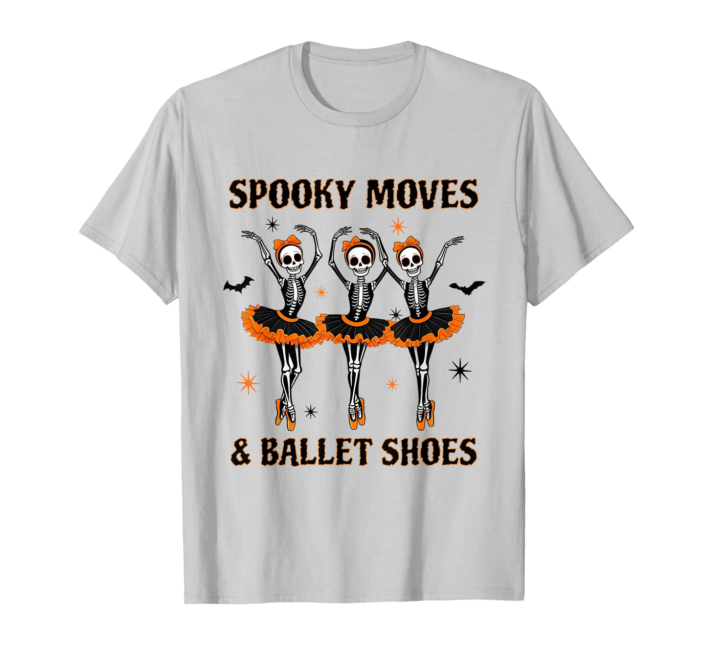 Skeleton Ballerinas Halloween Costume Dance Teacher Ballet Men Women T-Shirt