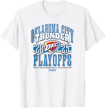 NBA Official Oklahoma City Thunder 2025 Playoffs Showtime T-Shirt
