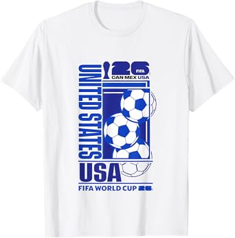 FIFA WORLD CUP26 USA Host Country Football T-Shirt
