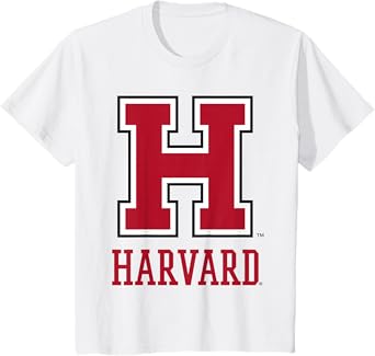 Harvard University Varsity Red H Logo Kids T-Shirt