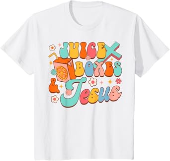 Kids Funny Christian Religious Baby Shower Juice Boxes & Jesus T-Shirt