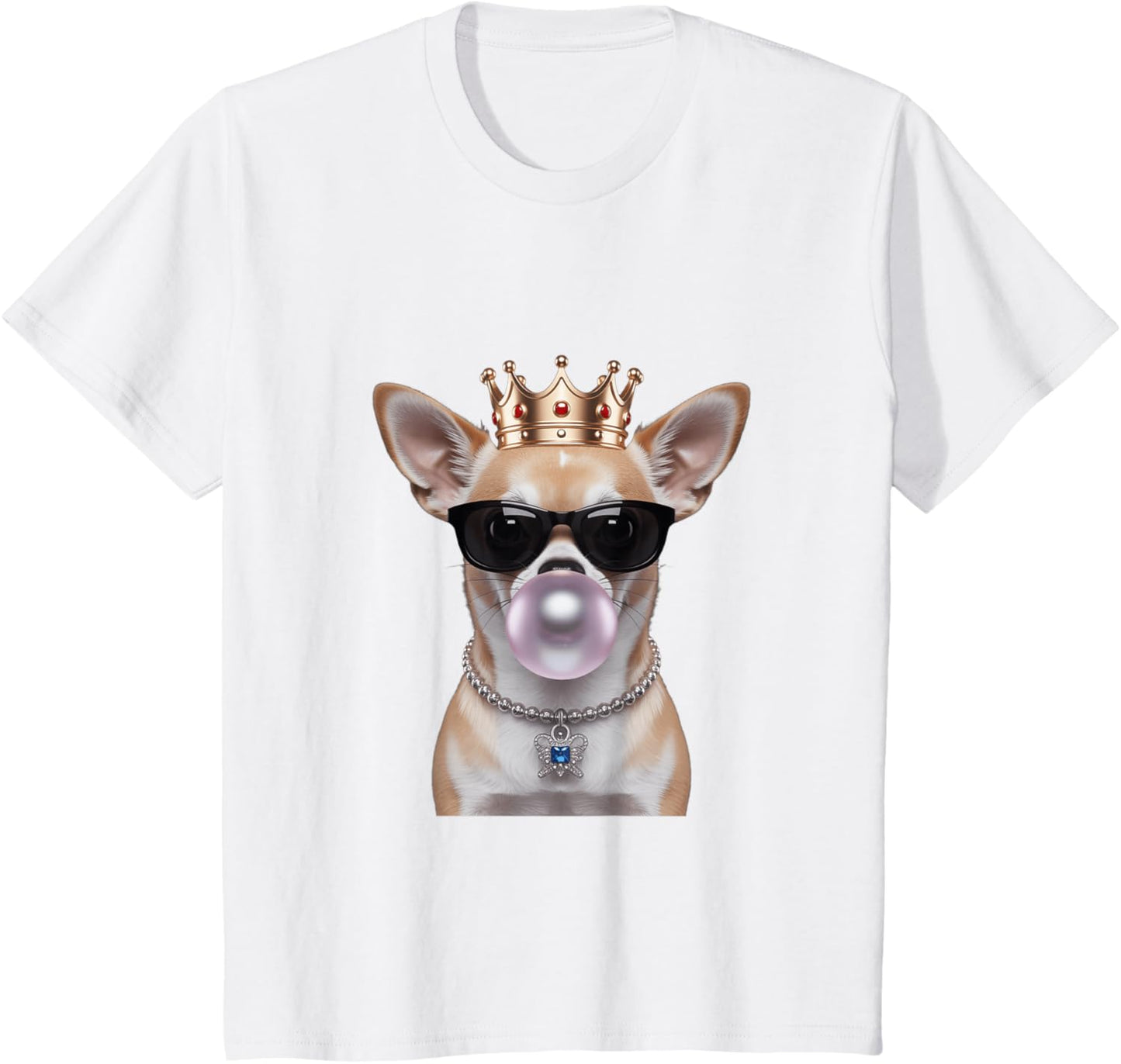Kids Royal Chihuahua Gift Idea Fashion Custom Graphic T-Shirt