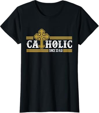 Catholic Since 33 AD Iron Resurrection & Divine Mercy T-Shirt