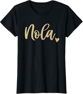 Nola New Orleans Cute Womens T-Shirt