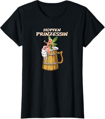 Hops Princess Beer Carnival Fancy Dress Costume for Women T-Shirt