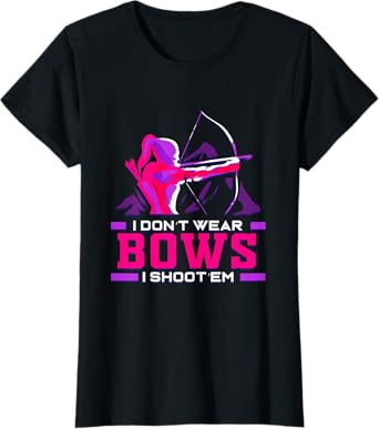 Womens Archery Girl for Woman Archer Bow and Arrow Hunt T-Shirt