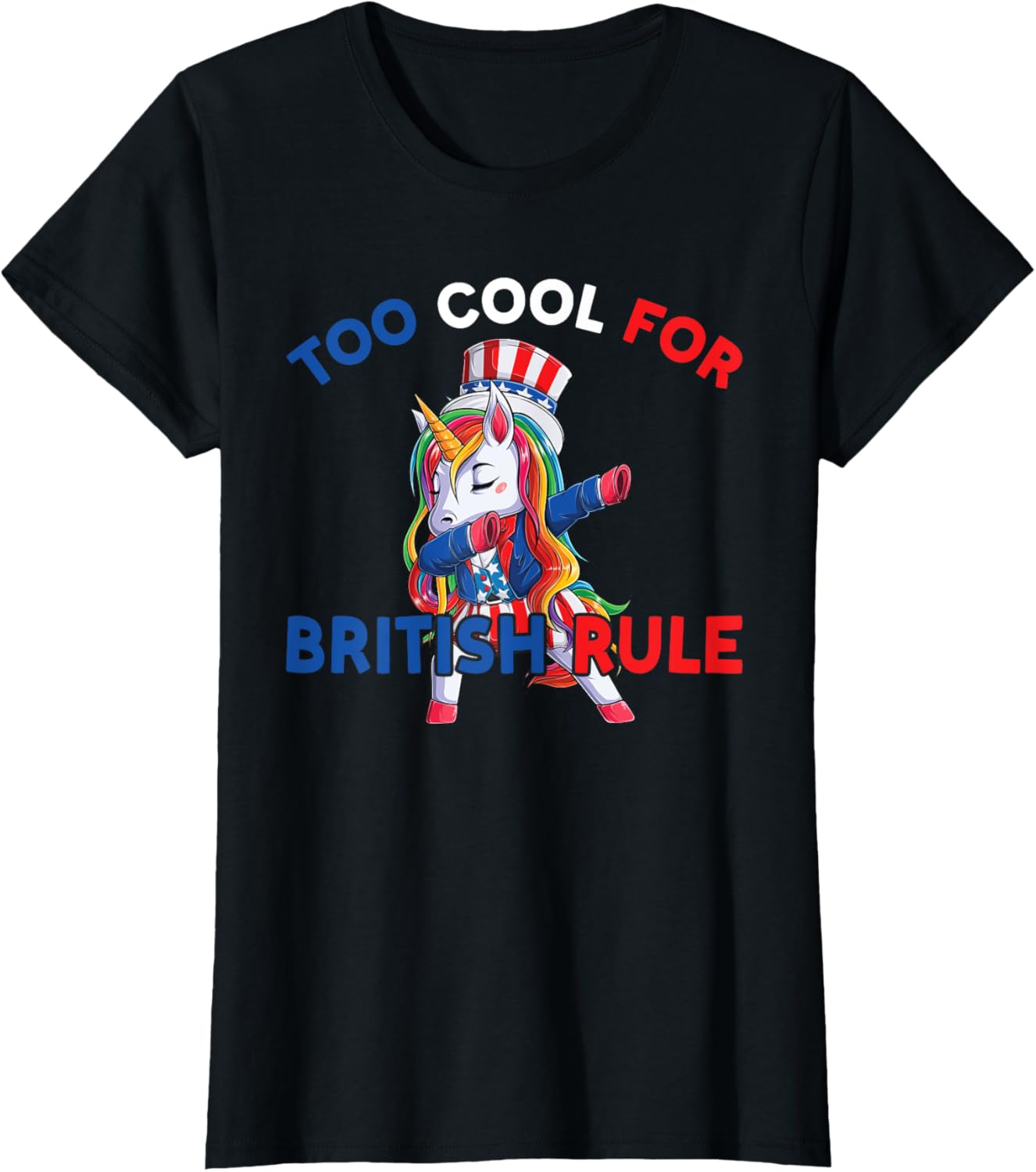 Kids Too Cool For British Rule 4th Of July T-Shirt