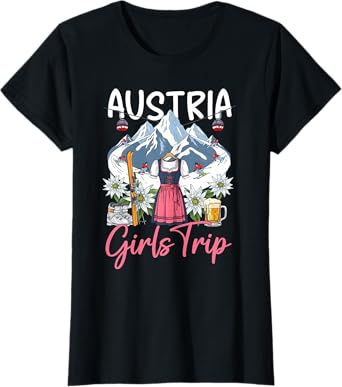 Austria Girls Trip Girls Vacation T-Shirt