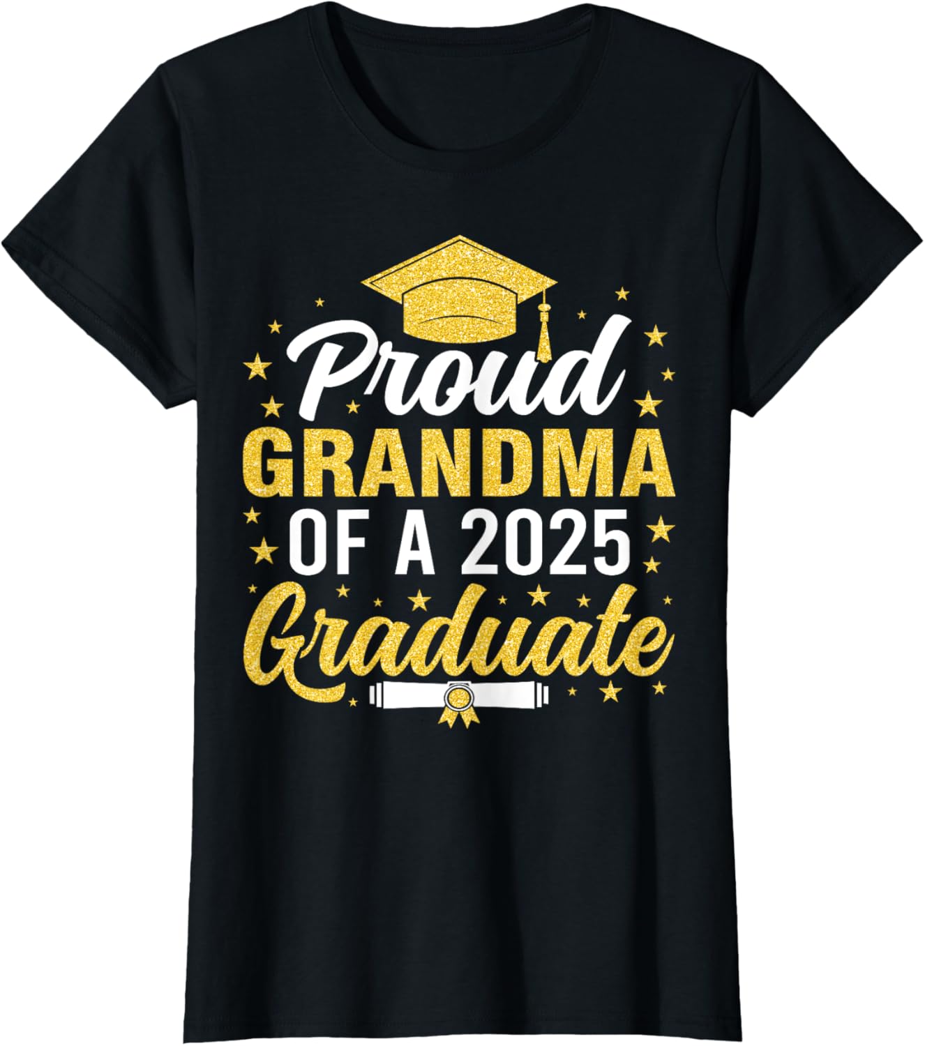 Proud Grandma Of Senior Of A Class Of 2025 Graduate Mimi T-Shirt
