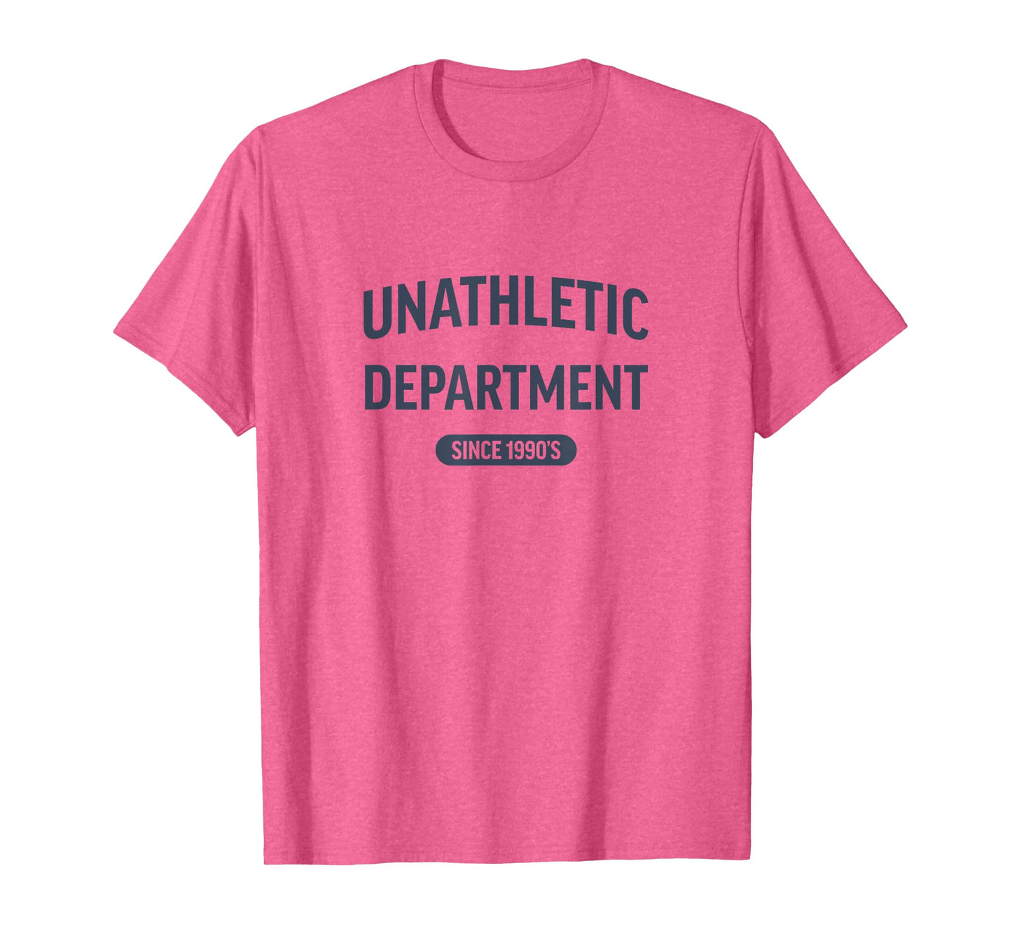 Unathletic Department Retro 90s Funny Sports Parody T-Shirt
