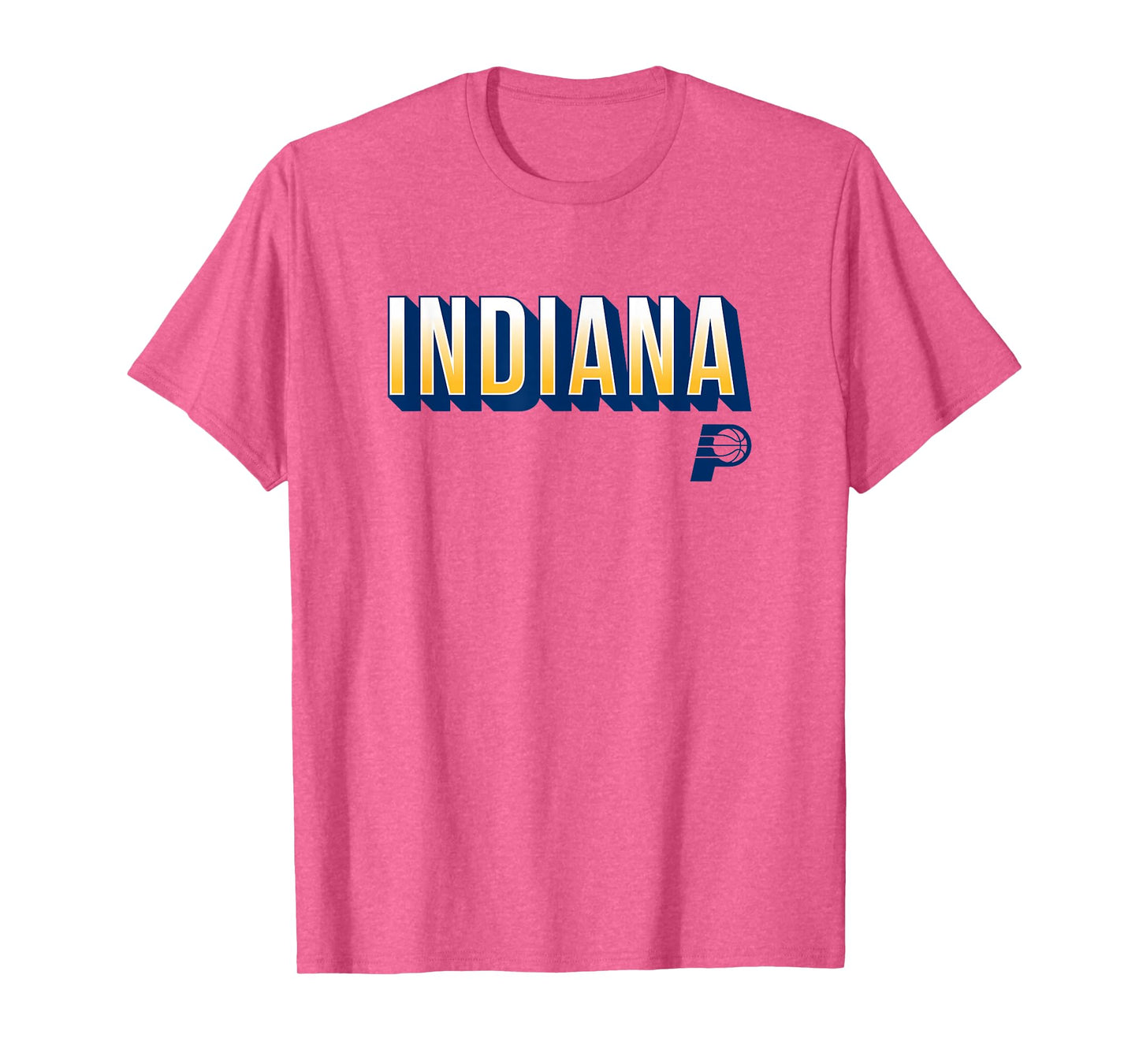 NBA - Indiana Pacers City Wordmark Logo Gold T-Shirt