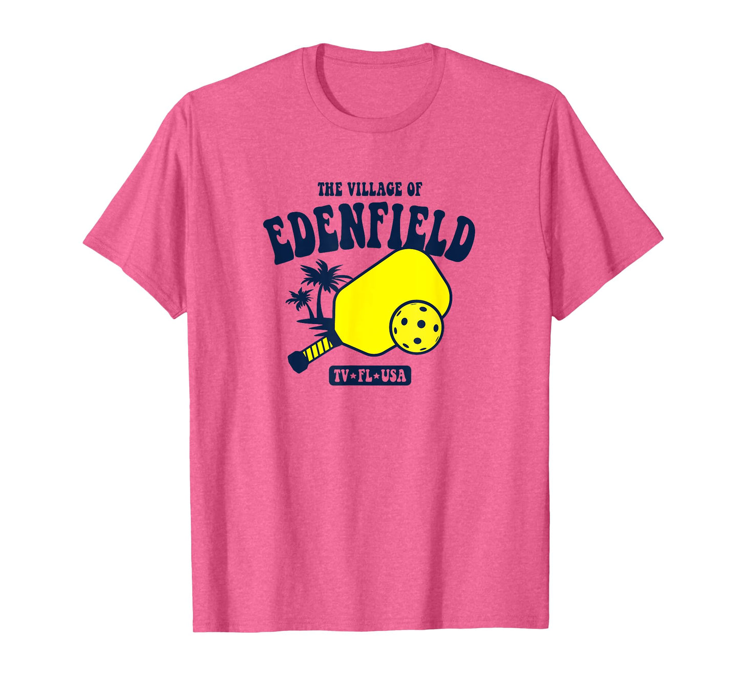 The Village of Edenfield TV FL USA Pickleball Design T-Shirt