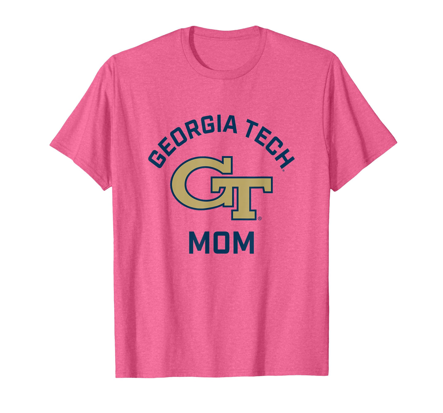 Georgia Tech Yellow Jackets Arched Mom T-Shirt
