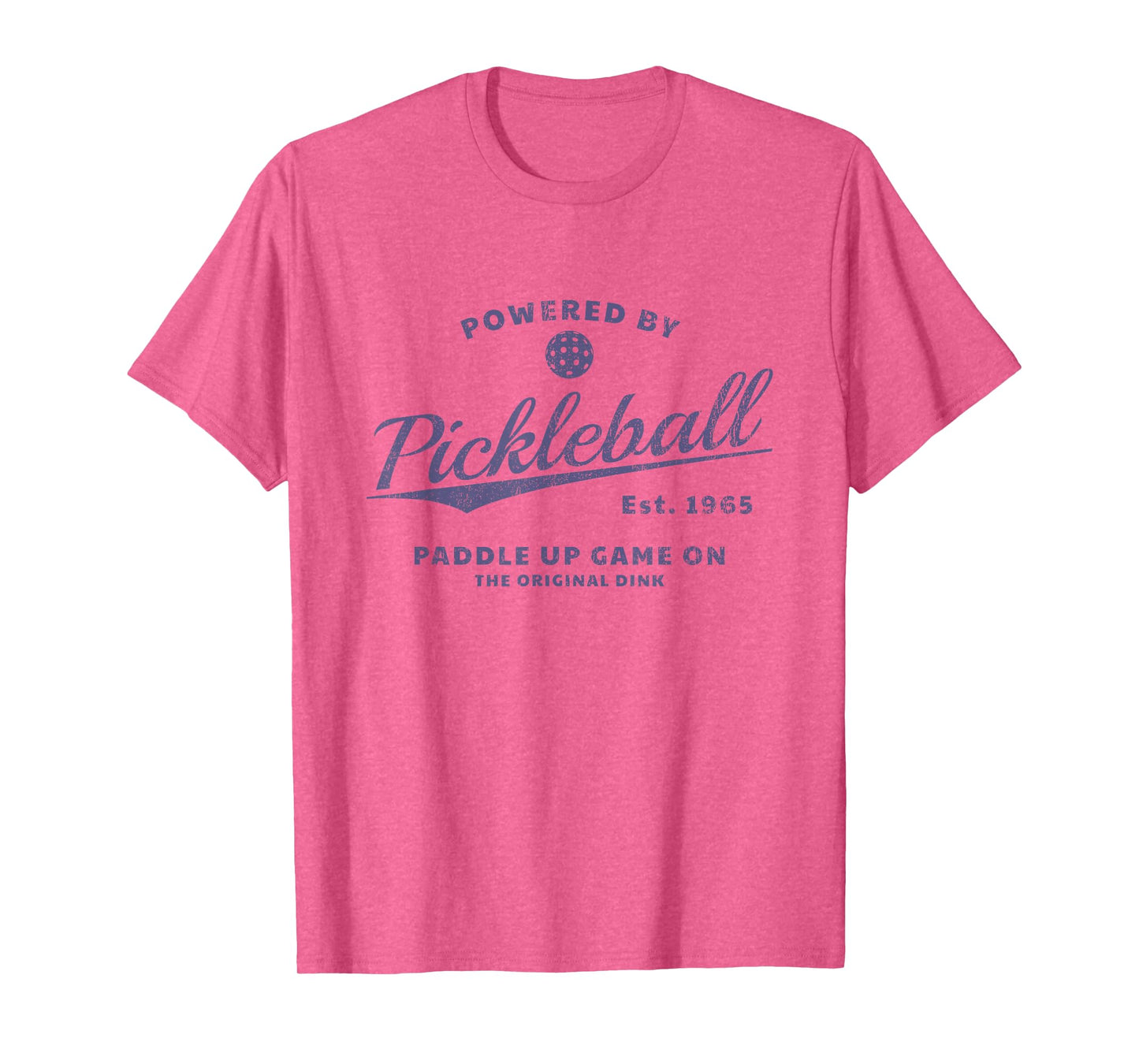 Pickleball - Powered by Pickleball - Stylish Nostalgic T-Shirt