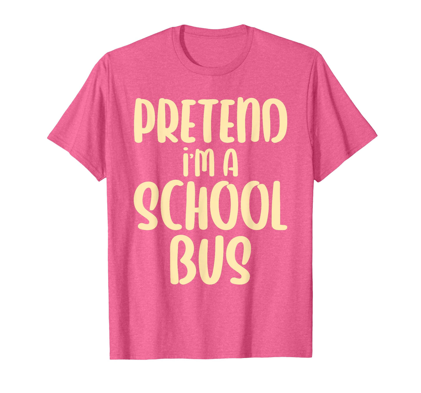 Halloween Pretend I'm A School Bus T-Shirt