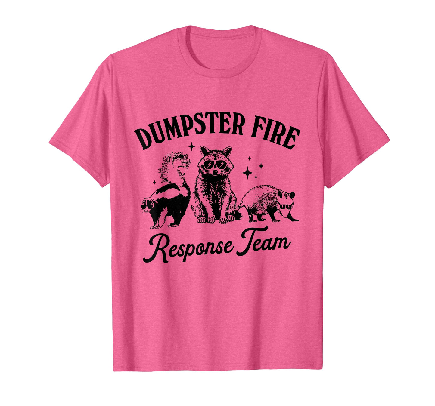 Dumpster Fire Response Team, raccoon trash panda meme T-Shirt