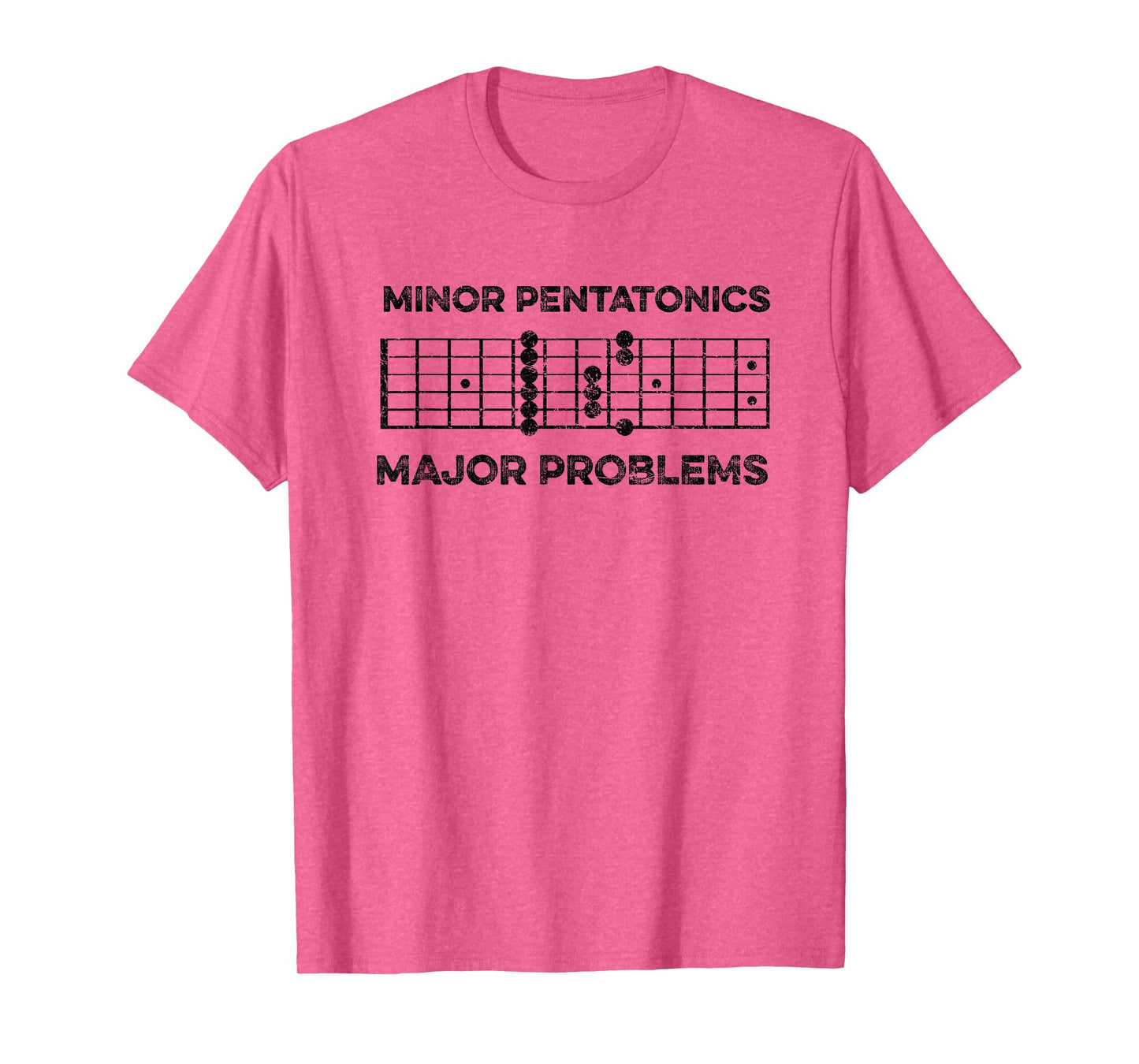 Blues Guitar Meme Minor Pentatonic Graphic Guitar Players T-Shirt