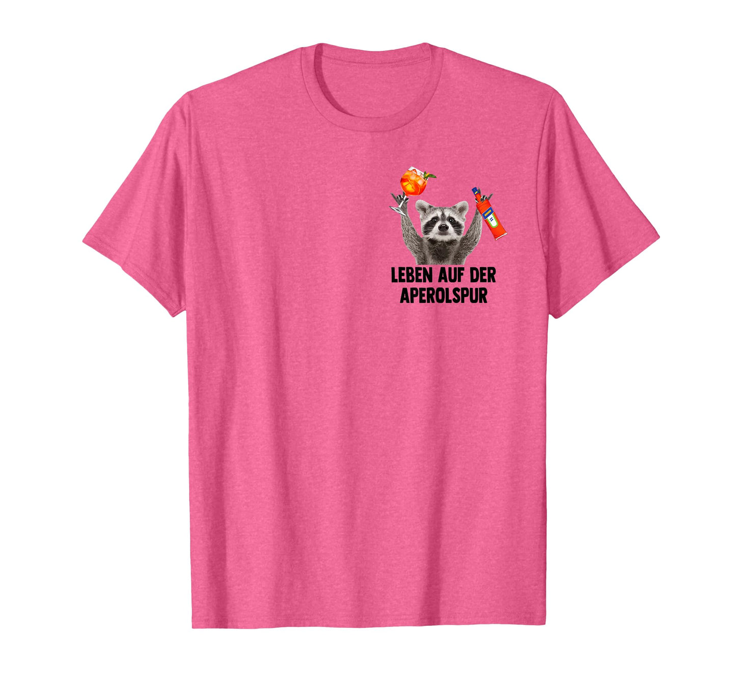 Life on the APEROL Lane - Raccoon Meme Racoon Pedro Spritz T-Shirt