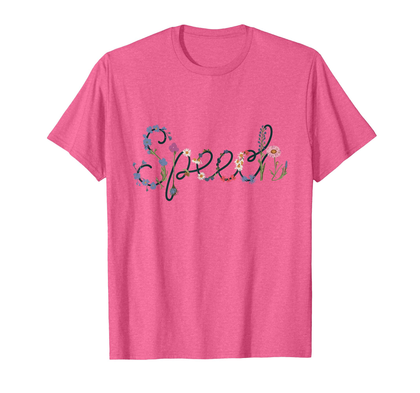 Speech Therapy Wildflower Floral SLP T-Shirt