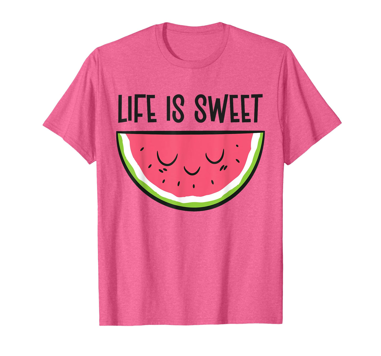 Watermelon Summer Fruit Life Is Sweet T-Shirt