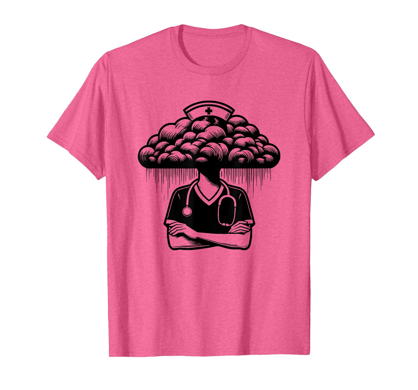 Medical School Nurse Nursing Black Cloud T-Shirt