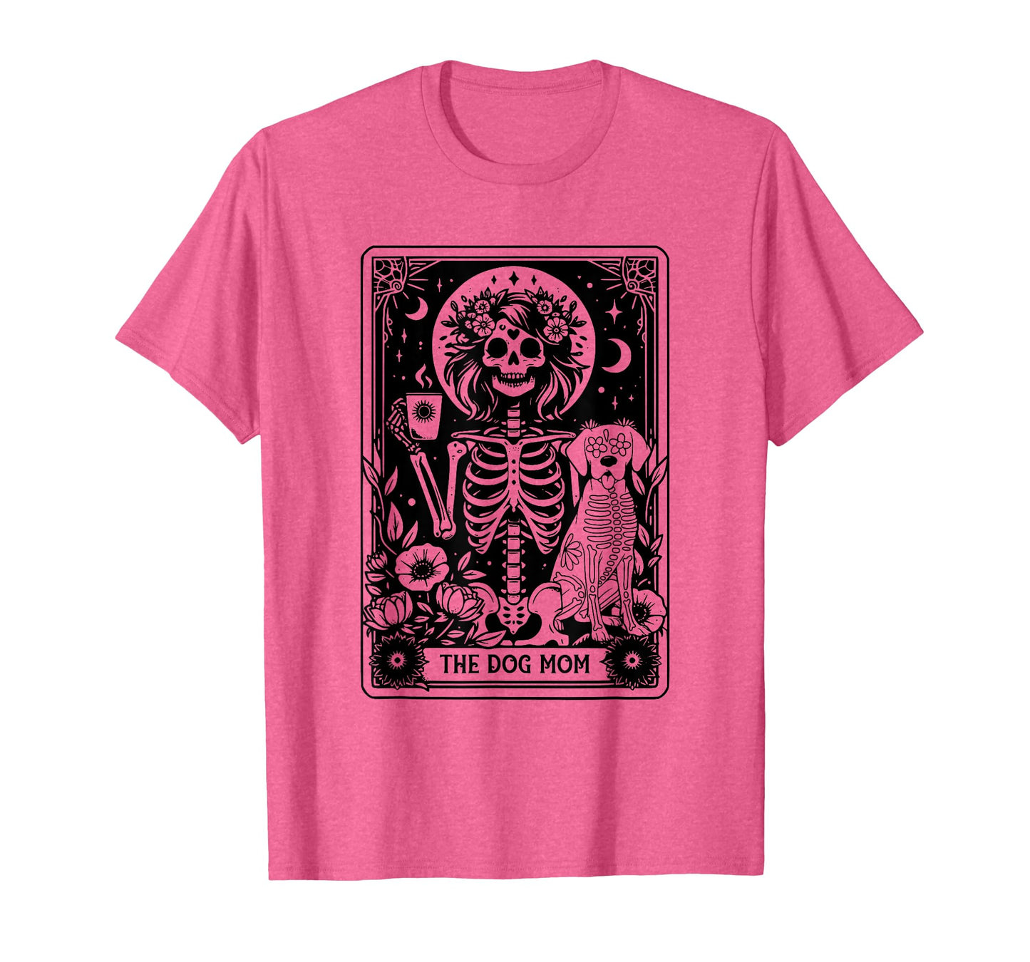 The Dog Mom Tarot Card Witchy Vibe Dog Lover Gift For Mother T-Shirt