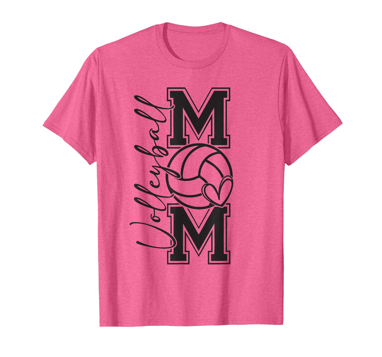 Volleyball Mama Mom Coquette Volleyball Bow Game Day Mother T-Shirt