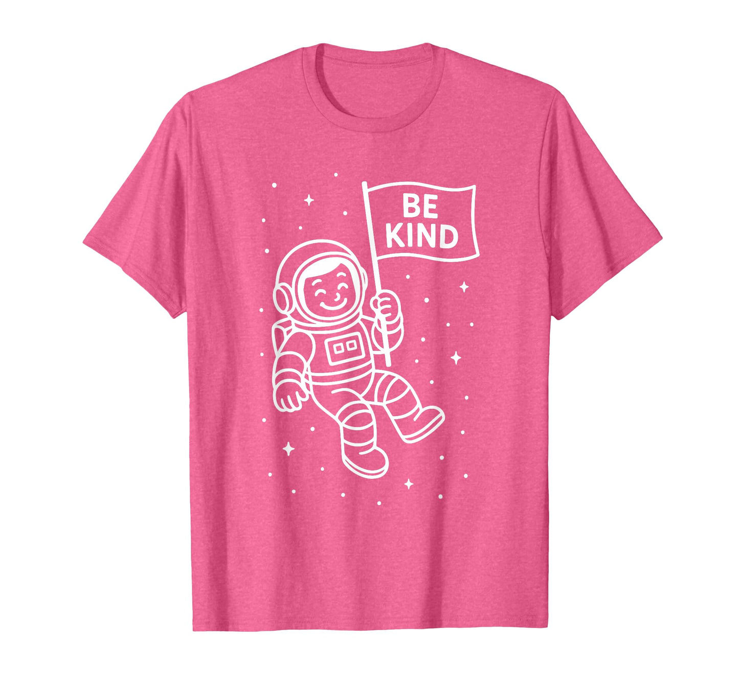 Funny Astronaut Be Kind Orange Unity Day End Bullying T-Shirt