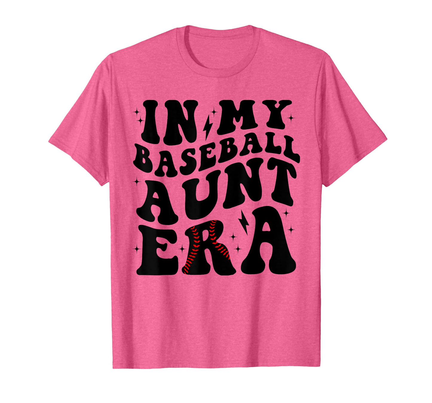 Groovy Vintage In My Baseball Aunt Era Baseball Aunt Auntie T-Shirt