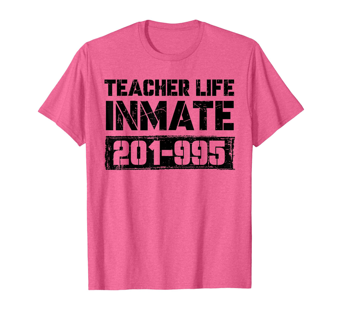 Teacher Life Jail Inmate Funny Prisoner Halloween Costume T-Shirt