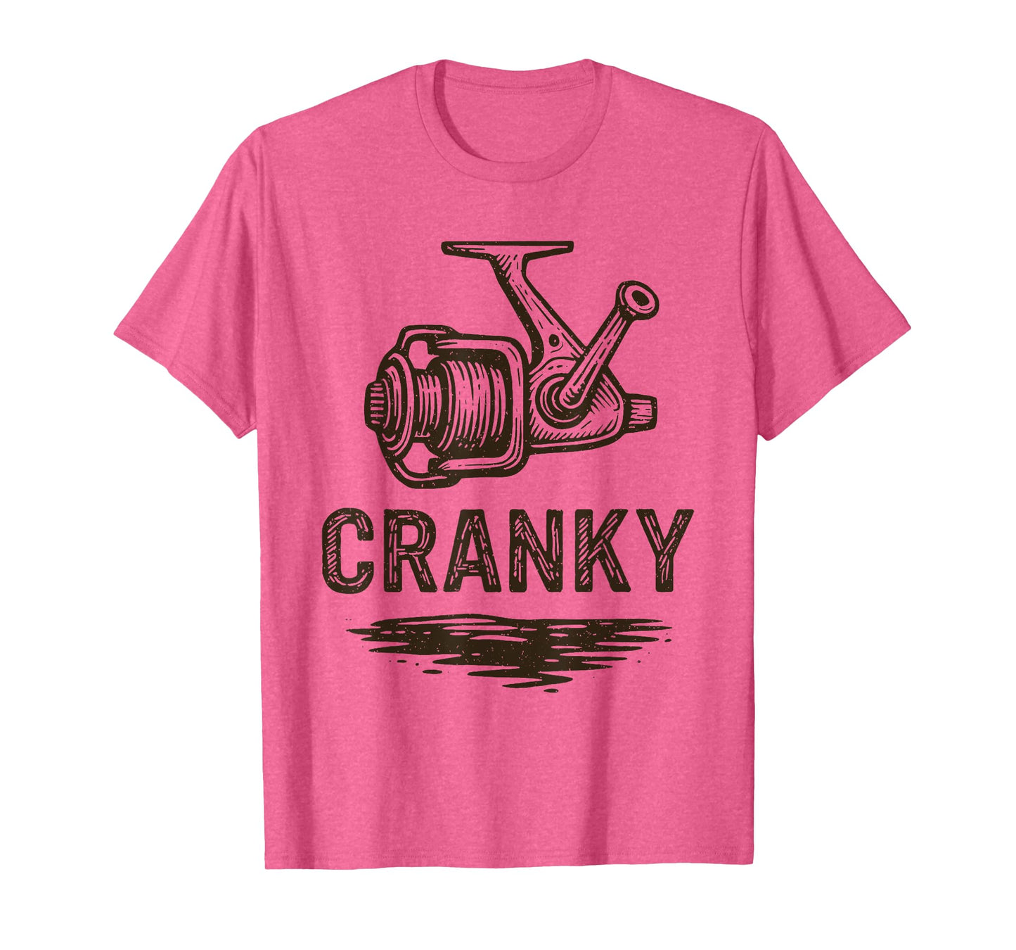 Cranky Funny Fishing Gifts Fishing Day T-Shirt