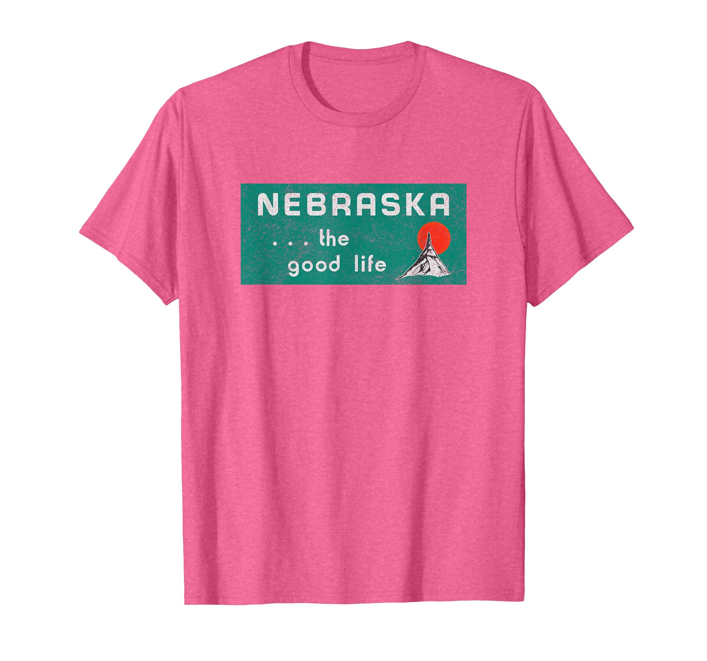 Nebraska The Good Life Vintage Distressed T-Shirt