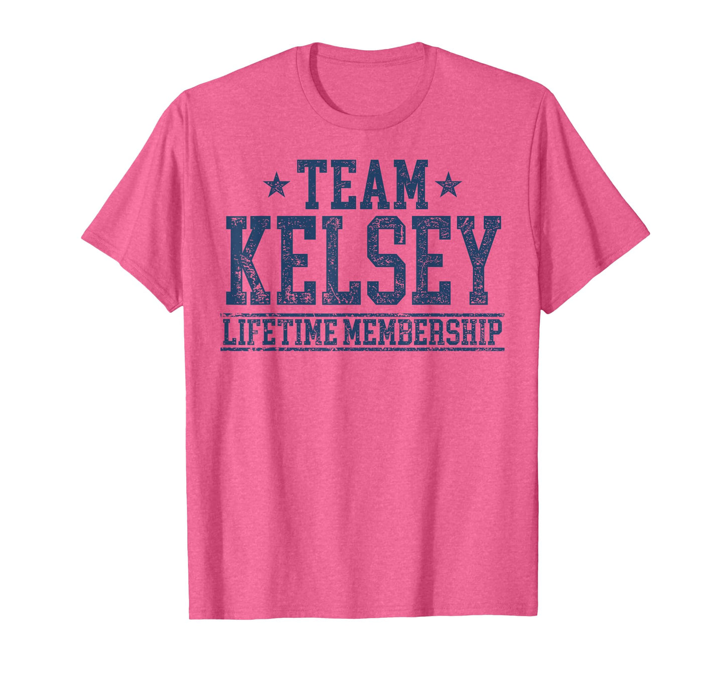 Team Kelsey Lifetime Member Personalized Surname Last Name T-Shirt