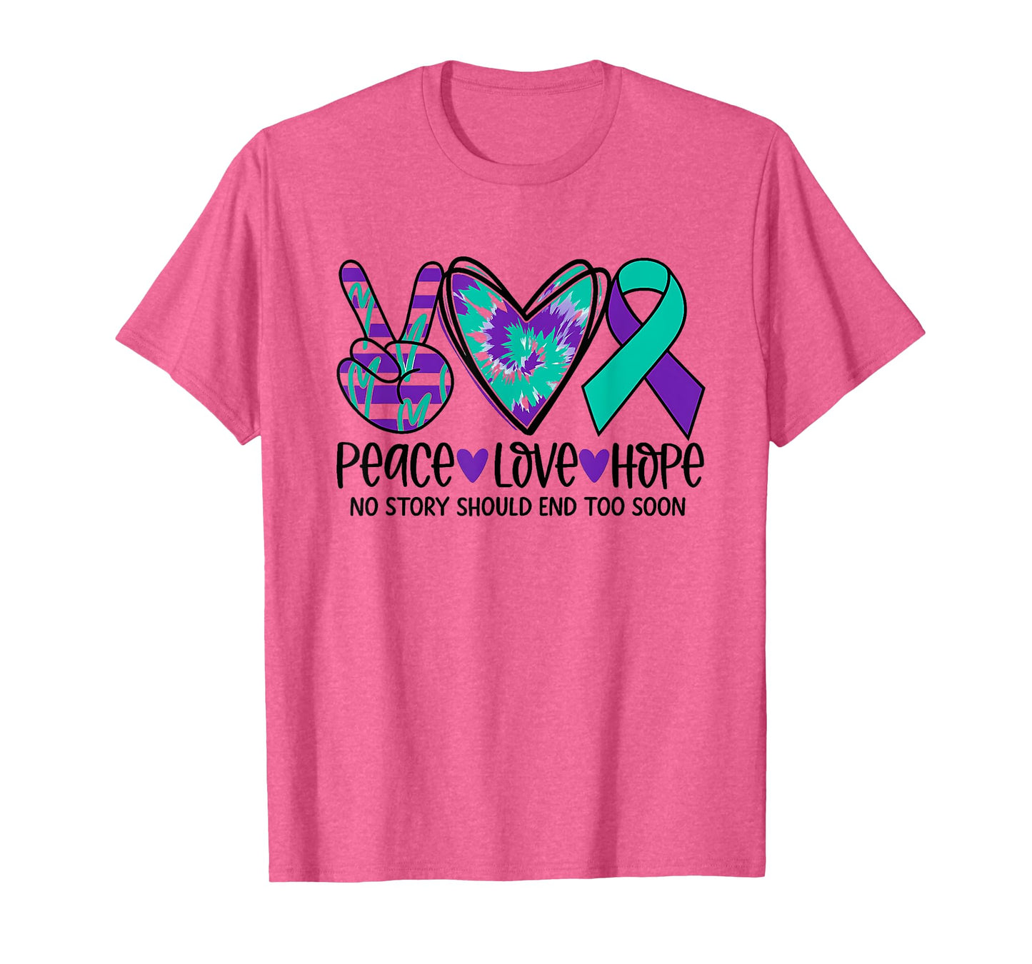 No story should end too soon Suicide Prevention Awareness T-Shirt