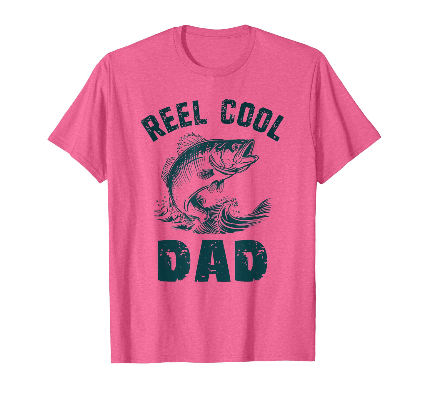 Reel Cool Dad Fishing Grandpa Vintage Style Daddy Father T-Shirt