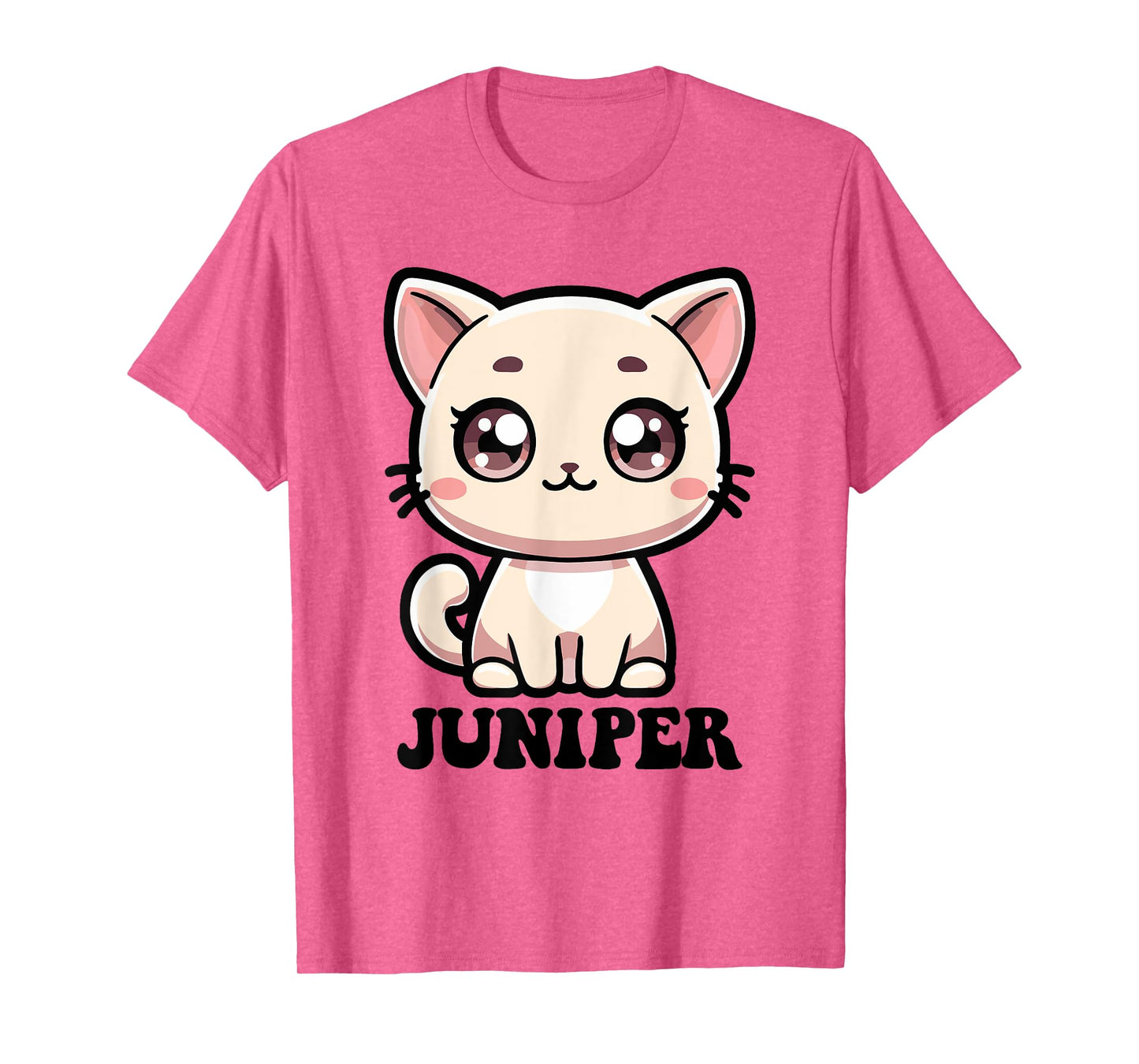 Juniper Cute Kitty Cat Design for Girls Name Juniper T-Shirt