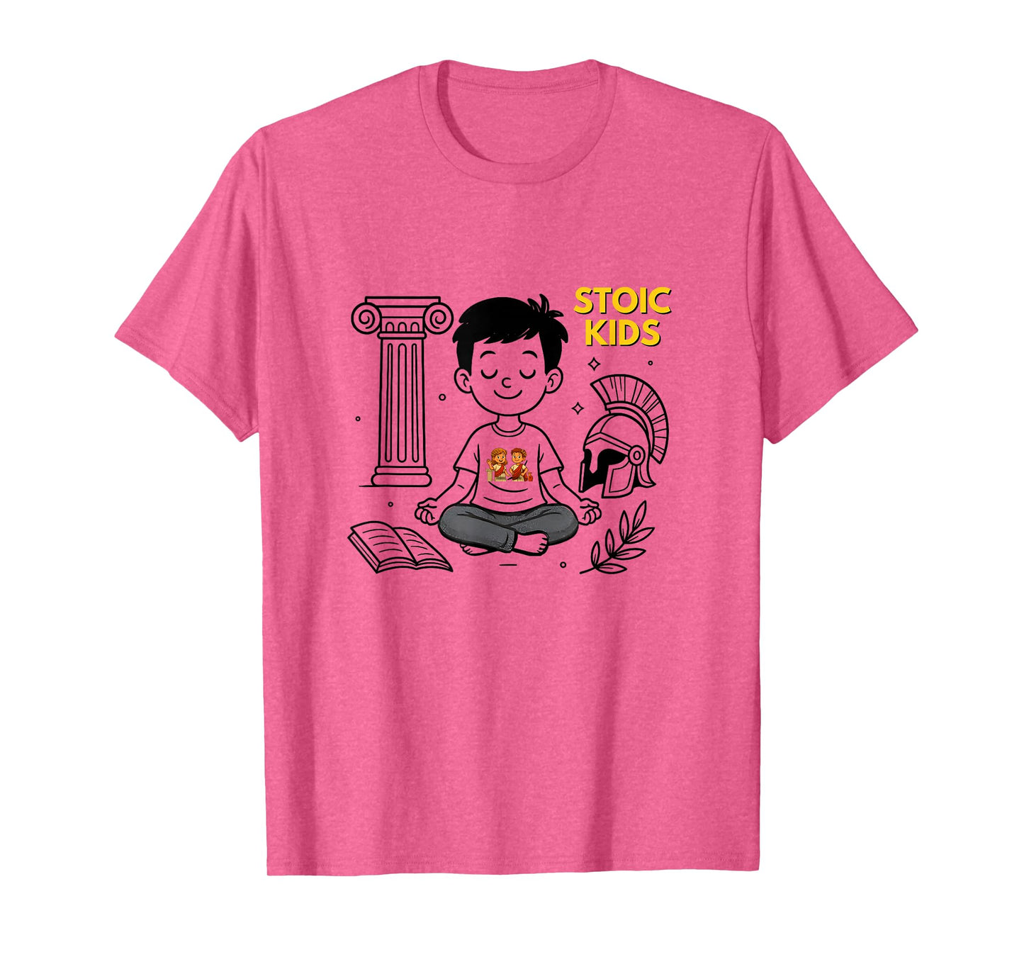 Stoic Kids T: Ancient Wisdom, Calm, Courage and Character T-Shirt