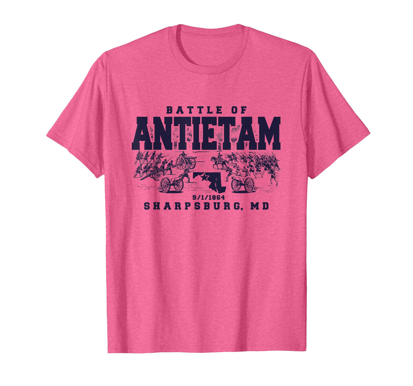 Civil War History The Battle Of Antietam Sharpsburg MD 1864 T-Shirt
